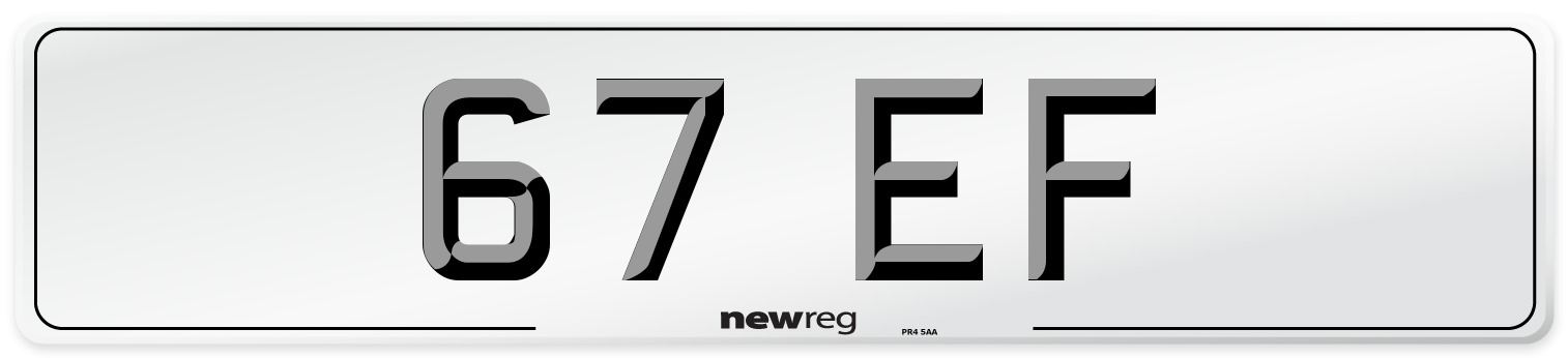 67 EF Number Plate from New Reg